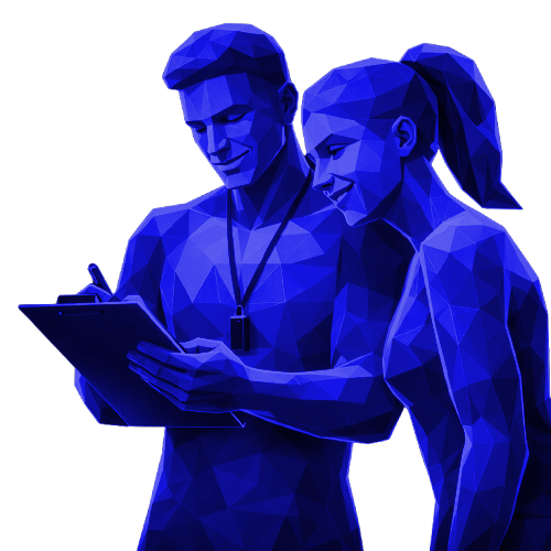 Trainingspläne entwickeln sich im Prozess